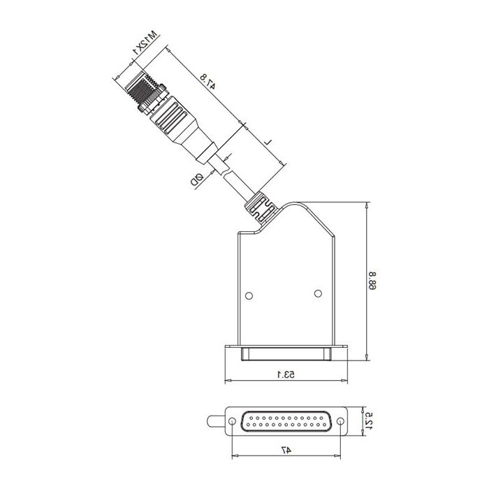 IO-Link Hub, Valve island adapter, 00BM11